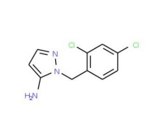 1-(2,4-dichlorobenzyl)-1H-pyrazol-5-amine - chemical structure image
