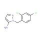 1-(2,4-dichlorobenzyl)-1H-pyrazol-5-amine - chemical structure image
