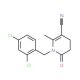 1-(2,4-Dichlorobenzyl)-2-methyl-6-oxo-1,4,5,6-tetrahydro-3-pyridinecarbonitrile - chemical structure image