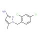 1-(2,4-Dichlorobenzyl)-5-methyl-1H-pyrazol-3-amine (CAS 956764-15-1) - chemical structure image