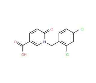 1-(2,4-Dichlorobenzyl)-6-oxo-1,6-dihydro-3-pyridinecarboxylic acid - chemical structure image