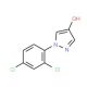 1-(2,4-Dichlorophenyl)-1H-pyrazol-4-ol - chemical structure image