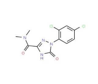 1-(2,4-Dichlorophenyl)-2,5-dihydro-5-oxo-1H-1,2,4-triazole-3-carboxylic acid dimethylamide - chemical structure image