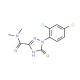1-(2,4-Dichlorophenyl)-2,5-dihydro-5-oxo-1H-1,2,4-triazole-3-carboxylic acid dimethylamide - chemical structure image