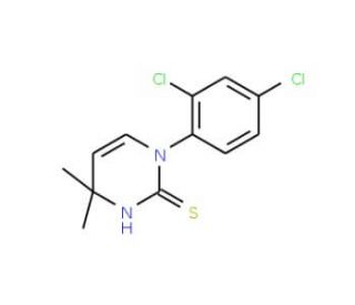 1-(2,4-Dichlorophenyl)-4,4-dimethyl-1,4-dihydropyrimidine-2-thiol - chemical structure image