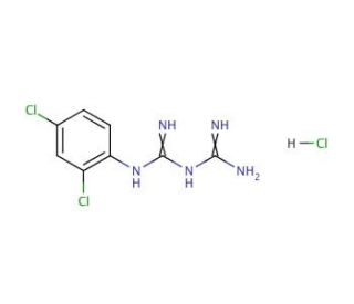 1-(2,4-Dichlorophenyl)biguanide hydrochloride (CAS 101252-14-6) - chemical structure image