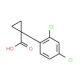 1-(2,4-Dichlorophenyl)cyclopropanecarboxylic acid (CAS 84604-70-6) - chemical structure image
