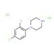 1-(2,4-Dichlorophenyl)piperazine dihydrochloride (CAS 	827614-48-2) - chemical structure image