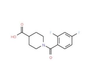 1-(2,4-difluorobenzoyl)piperidine-4-carboxylic acid - chemical structure image