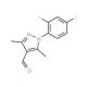 1-(2,4-difluorophenyl)-3,5-dimethyl-1H-pyrazole-4-carbaldehyde - chemical structure image