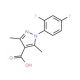 1-(2,4-difluorophenyl)-3,5-dimethyl-1H-pyrazole-4-carboxylic acid - chemical structure image
