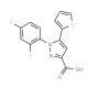1-(2,4-difluorophenyl)-5-thien-2-yl-1H-pyrazole-3-carboxylic acid - chemical structure image