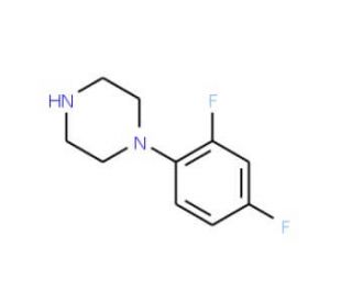 1-(2,4-Difluorophenyl)piperazine (CAS 115761-79-0) - chemical structure image
