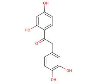 1-(2,4-Dihydroxyphenyl)-2-(3&prime;,4&prime;-dihydroxyphenyl)ethanone - chemical structure image