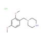 1-(2,4-Dimethoxy-benzyl)-piperazinehydrochloride - chemical structure image