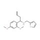 [1-(2,4-Dimethoxy-phenyl)-but-3-enyl]-furan-2-ylmethyl-amine - chemical structure image