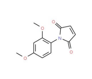 1-(2,4-Dimethoxy-phenyl)-pyrrole-2,5-dione (CAS 67154-42-1) - chemical structure image