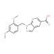 1-(2,4-dimethoxybenzyl)-1H-pyrazolo[3,4-b]pyridine-5-carboxylic acid - chemical structure image