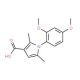 1-(2,4-dimethoxyphenyl)-2,5-dimethyl-1H-pyrrole-3-carboxylic acid - chemical structure image