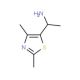 1-(2,4-dimethyl-1,3-thiazol-5-yl)ethan-1-amine - chemical structure image