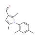 1-(2,4-Dimethyl-phenyl)-2,5-dimethyl-1H-pyrrole-3-carbaldehyde (CAS 328028-87-1) - chemical structure image