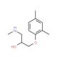1-(2,4-Dimethylphenoxy)-3-methylamino-propan-2-ol - chemical structure image