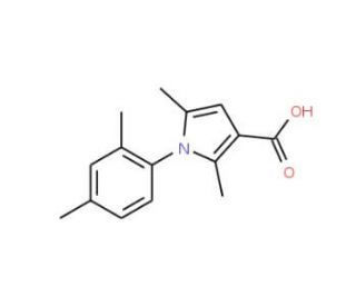 1-(2,4-dimethylphenyl)-2,5-dimethyl-1H-pyrrole-3-carboxylic acid - chemical structure image