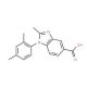 1-(2,4-Dimethylphenyl)-2-methyl-1H-benzimidazole-5-carboxylic acid - chemical structure image