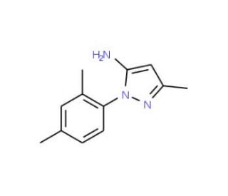 1-(2,4-dimethylphenyl)-3-methyl-1H-pyrazol-5-amine - chemical structure image