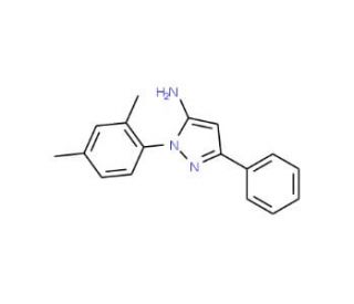 1-(2,4-dimethylphenyl)-3-phenyl-1H-pyrazol-5-amine - chemical structure image