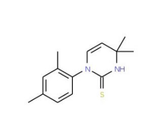 1-(2,4-Dimethylphenyl)-4,4-dimethyl-1,4-dihydropyrimidine-2-thiol - chemical structure image