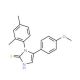 1-(2,4-dimethylphenyl)-5-(4-methoxyphenyl)-1H-imidazole-2-thiol - chemical structure image