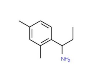 1-(2,4-Dimethylphenyl)propan-1-amine - chemical structure image