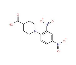 1-(2,4-Dinitro-phenyl)-piperidine-4-carboxylic acid - chemical structure image