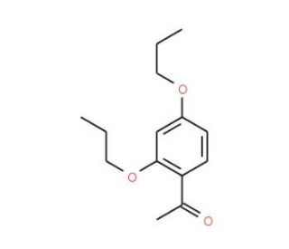 1-(2,4-dipropoxyphenyl)ethanone (CAS 100863-82-9) - chemical structure image