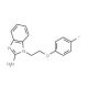1-[2-(4-Fluoro-phenoxy)-ethyl]-1H-benzoimidazol-2-ylamine - chemical structure image