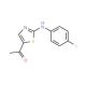 1-[2-(4-Fluoroanilino)-1,3-thiazol-5-yl]-1-ethanone - chemical structure image