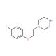 1-[2-(4-Fluorophenoxy)ethyl]piperazine (CAS 77602-92-7) - chemical structure image