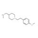({1-[2-(4-Methoxyphenyl)ethyl]piperidin-4-yl}-methyl)methylamine - chemical structure image