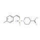 1-{[2-(4-methylphenyl)vinyl]sulfonyl}piperidine-4-carboxylic acid - chemical structure image
