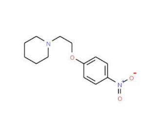 1-(2-(4-Nitrophenoxy)ethyl)piperidine (CAS 92033-76-6) - chemical structure image