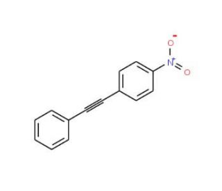1-(2-(4-Nitrophenyl)ethynyl)benzene (CAS 1942-30-9) - chemical structure image