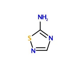 1,2,4-Thiadiazol-5-amine (CAS 7552-07-0) - chemical structure image