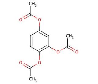 1,2,4-Triacetoxybenzene (CAS 613-03-6) - chemical structure image