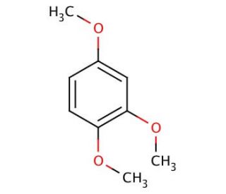 1,2,4-Trimethoxybenzene (CAS 135-77-3) - chemical structure image