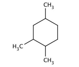 1,2,4-Trimethylcyclohexane mixture of isomers (CAS 2234-75-5) - chemical structure image