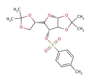 1,2:5,6-Di-O-isopropylidene-3-O-tosyl-α-D-gulofuranose (CAS 19131-06-7) - chemical structure image