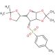 1,2:5,6-Di-O-isopropylidene-3-O-tosyl-α-D-gulofuranose 的分子结构, CAS编号: 19131-06-7 1,2:5,6-Di-O-isopropylidene-3-O-tosyl-α-D-gulofuranose (CAS 19131-06-7) - chemical structure image