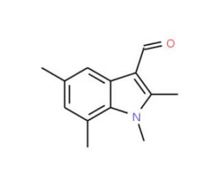 1,2,5,7-Tetramethyl-1H-indole-3-carbaldehyde - chemical structure image