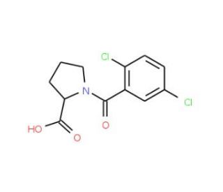 1-(2,5-dichlorobenzoyl)pyrrolidine-2-carboxylic acid - chemical structure image